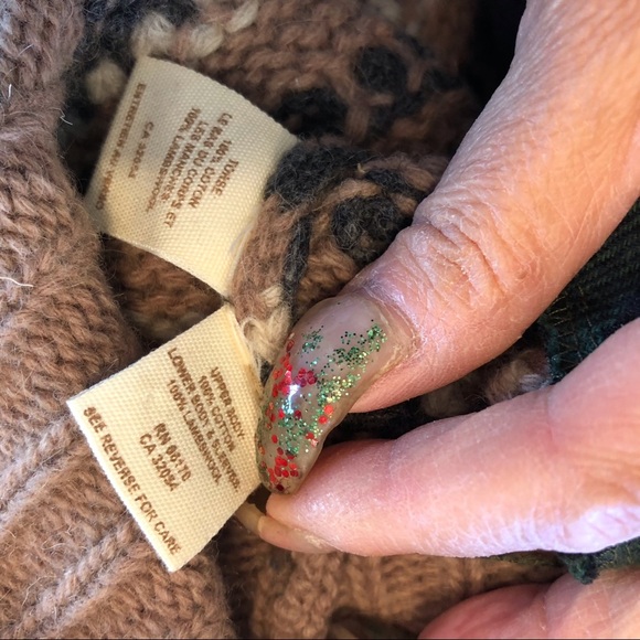 Free People Jacket, Mauvy Pink/Olive, Faux Shearling, XS - Picture 7 of 9